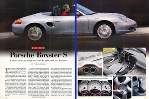 00 Porsche Boxster S Road Test Original Car Review Report Print Article K17 Ebay