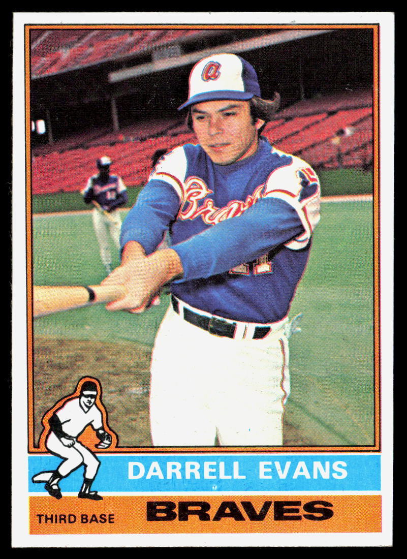 Darrell Evans 1976 Topps #81 EXMT