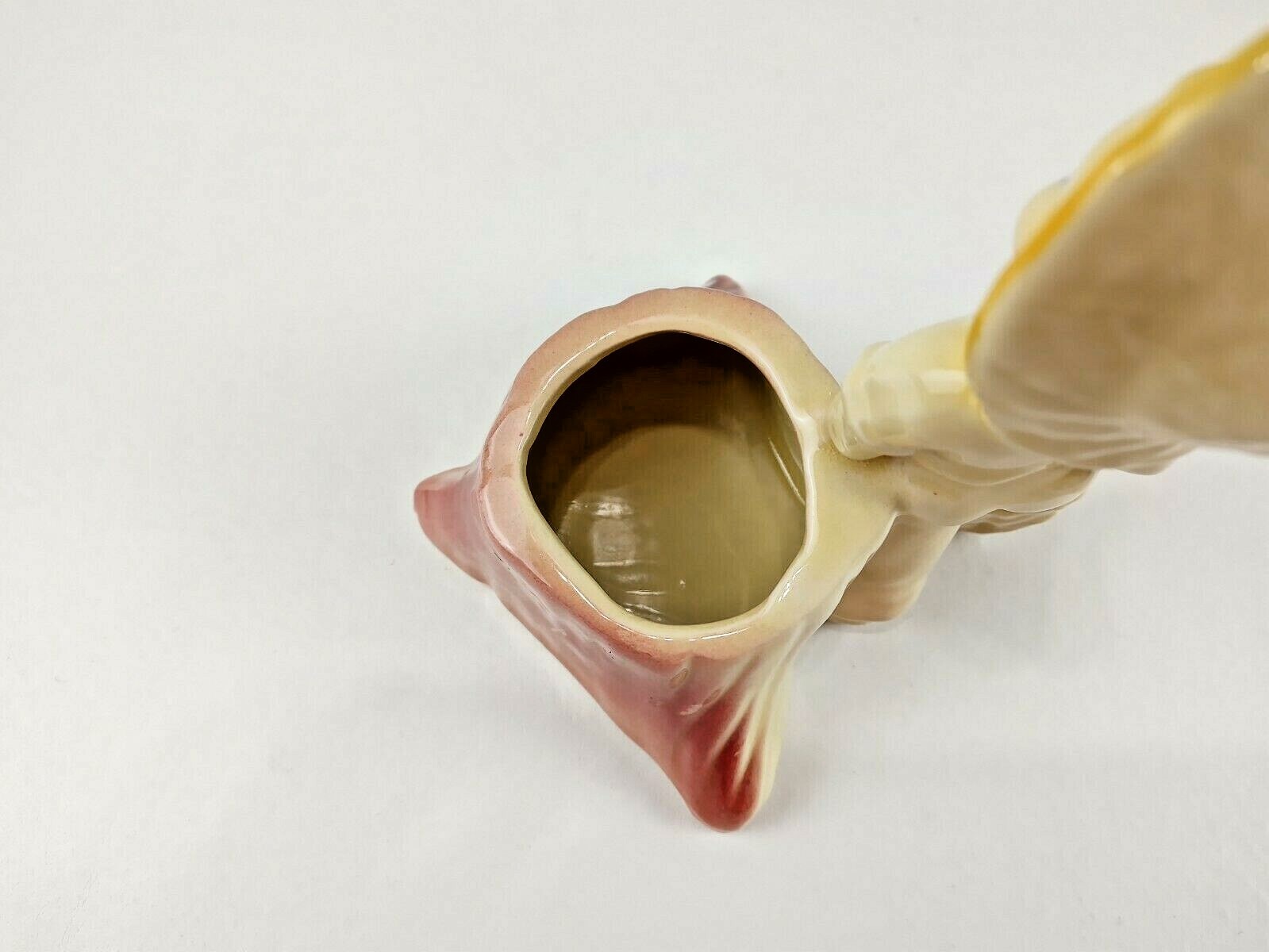 VINTAGE SHAWNEE POTTERY FISHING BOY PLANTER MARKED USA 532 NICE!