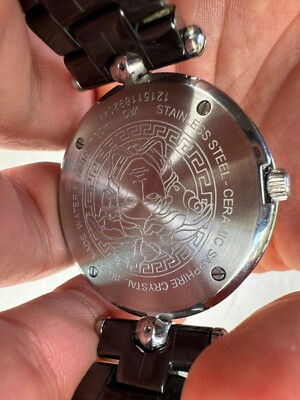 Versace limited edition ceramic sapphire crystal watch men | eBay