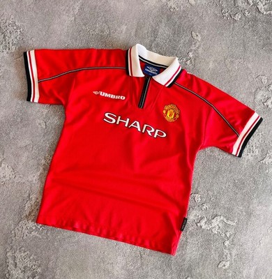 VTG UMBRO Manchester United 1998 Beckham #7 Soccer Jersey Football