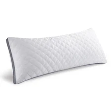 Body Pillow Premium White Firm Fluffy Long Pillow - 21 x 54 Soft Plush Full B...