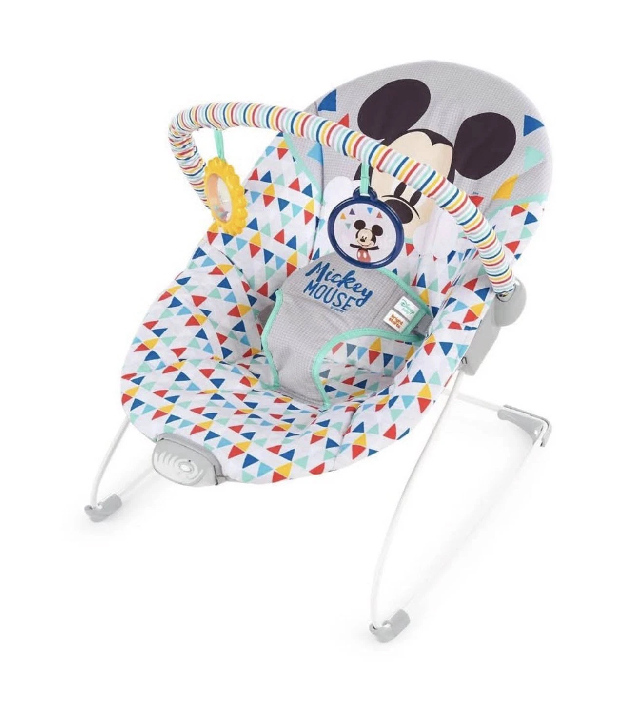 Bright Starts Disney Baby Mickey Mouse Happy Triangles Vibrating Baby Bouncer
Opens in a new window