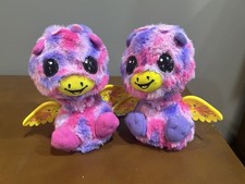 Hatchimals Surprise Twins Pink and Purple Interactive Dragons Tested Working