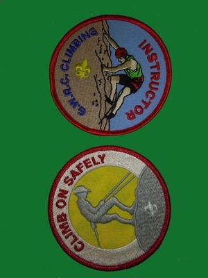 GREATER WESTERN RESERVE COUNCIL, CLIMBING PATCH SET, CAMP McKINLEY, LISBON OH