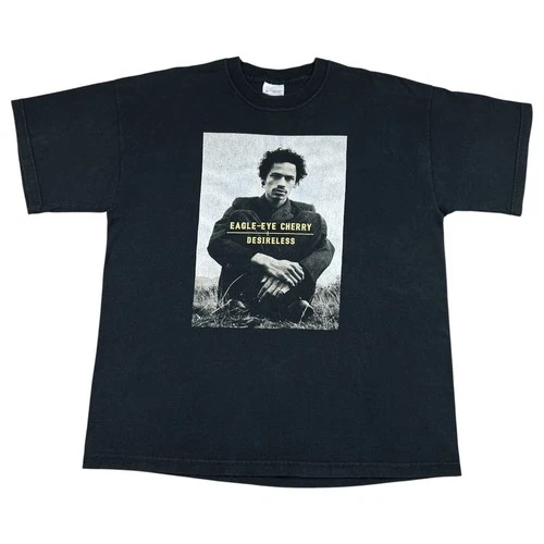 90s Eagle Eye Cherry Desireless Tour T Shirt Men's X 1990s vintage concert t-shirt, vintage, size XL, single stitch, B+ condition