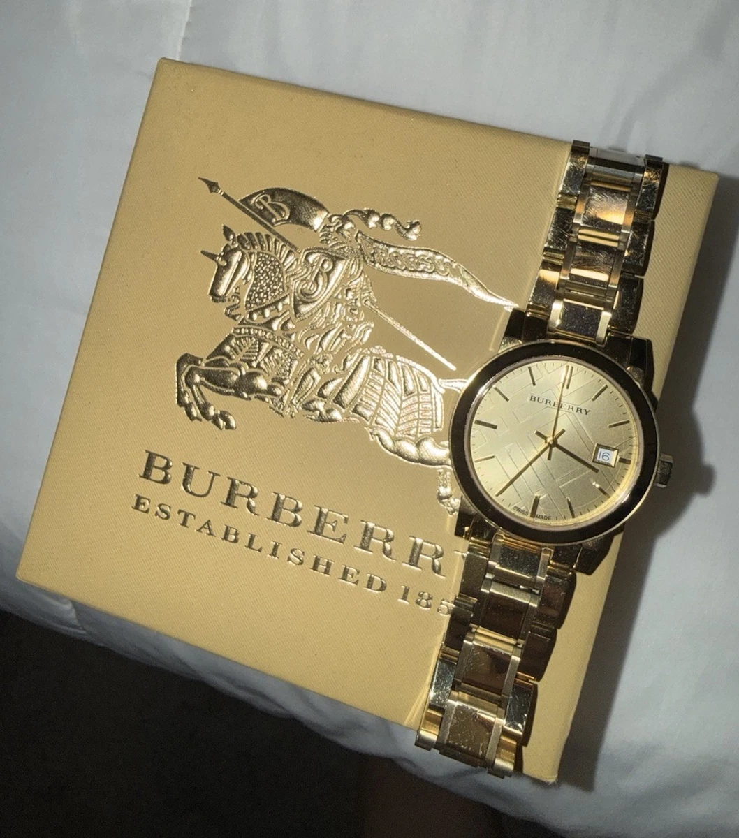 Burberry Gold Wristwatches for Women for sale | eBay
