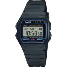 CASIO F-91W-1JH Watch Digital Black Collection New Japan Standard Classic Men's