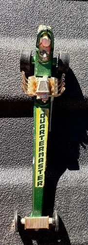 Vintage Corgi Toys Quartermaster Dragster car Whizzwheels Green Made in Britain