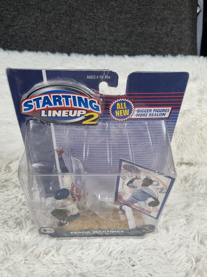 Boston Red Sox Pedro Martinez Starting Lineup 2 Action Figure MLB Baseball 2001 - Image 2 of 4