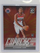2024-25 Donruss Optic - Express Lane Alexandre Sarr No.11 (RC) Washington Wizard