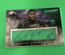 Panini 2014 Playbook Rookie Signatures Timmy Jernigan #100 Green /5 Ravens NFL
