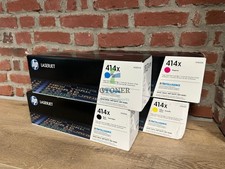 HP 414X 4 Colour Set Toner Cartridge W2020X-W2021X-W2022-W2023