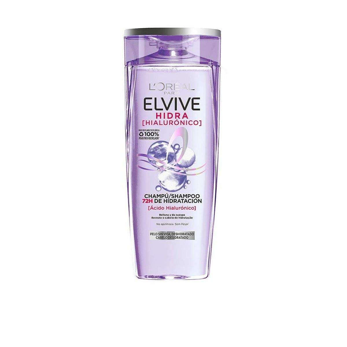 Shampoo Idratante L'Oreal Make Up Elvive Hidra Hialurónico 370 ml Acido Ialur