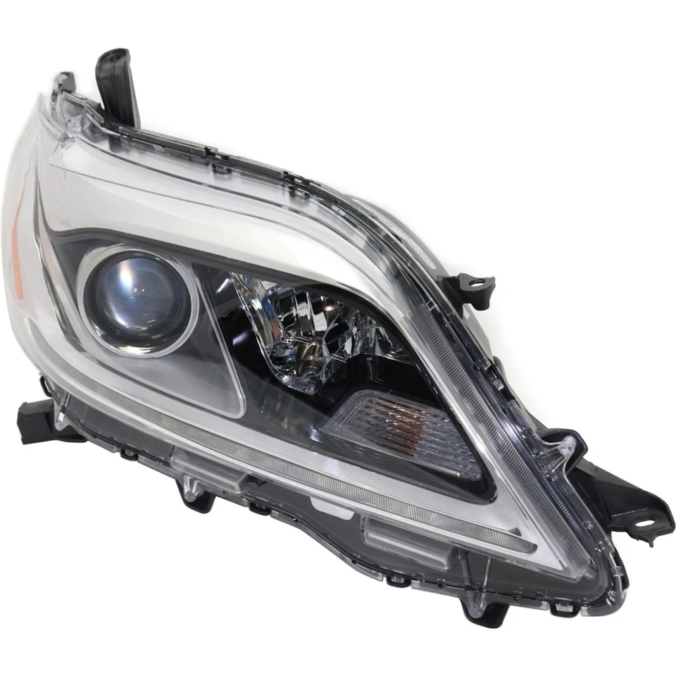 Conjunto de faróis para 2015-2017 Toyota Sienna Limited XLE modelos esquerda e direita 2 peças - Imagem 4 de 4