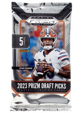 NFL Panini 2023 Prizm Collegiate Draft Picks Football Trading Card BLASTER Pack