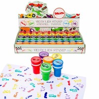 Stempel Kinder Mit Fahrzeug Motiven Im Display Kindergeburtstag Mitgebsel