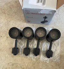 Leonlite LED Track Lighting with Anti-Glare Shield 4 Pack