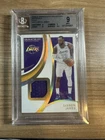LeBron James 2020-21 Immaculate Collection Materials Gold Game Used /10 BGS 9 LA