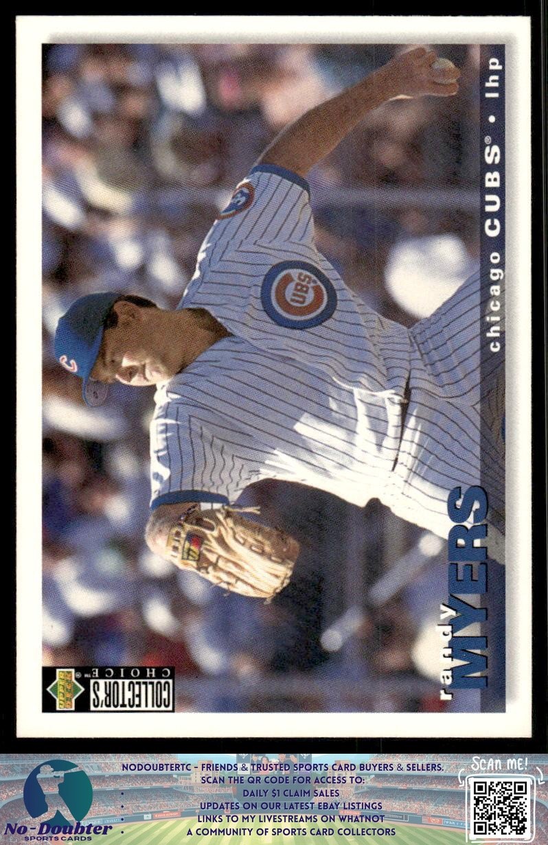 1995 Collector's Choice #215 Randy Myers Cubs 9.4A