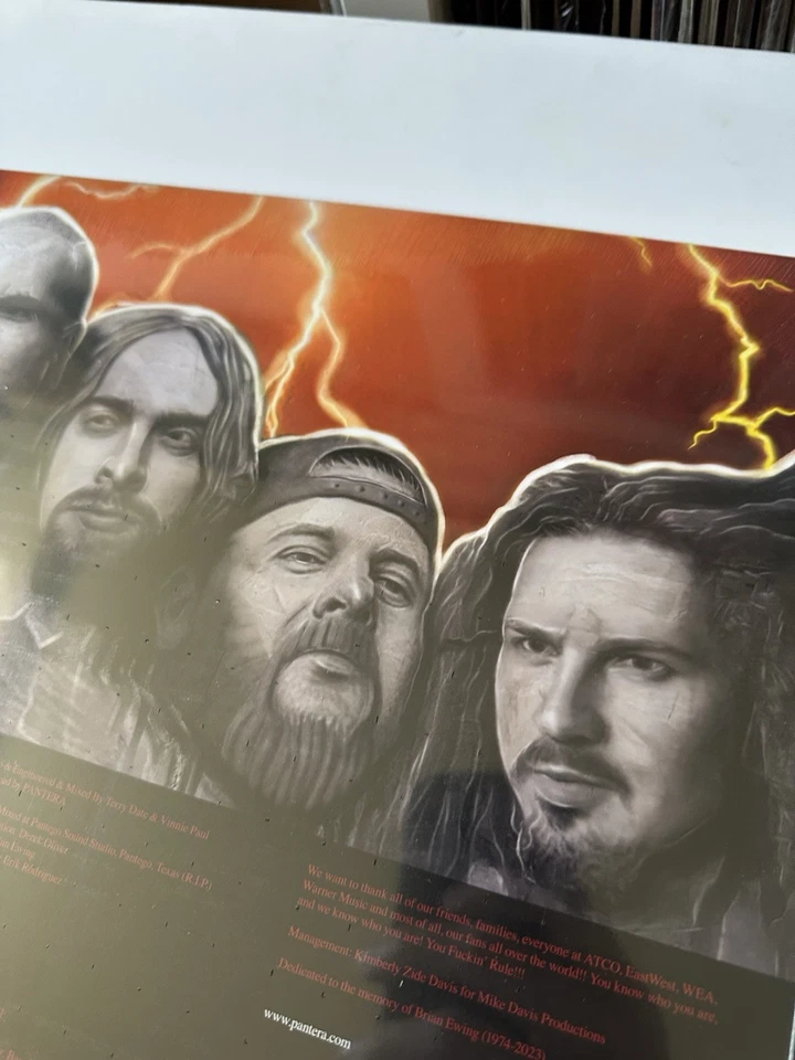 Pantera Vulgar Display of Power ALTERNATE COVER Vinyl LP **ONLY 500 MADE** NEW - Image 4 of 4