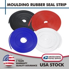 Car Door Edge Trim Lock Guard Moulding Rubber Seal Strip Protector Decor Us