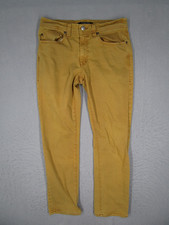 Fidelity Jeans Mens 31 Brown Jimmy Belmont Ginger Denim Made in USA 31x29