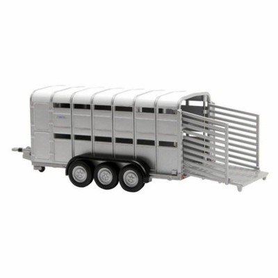 Ifor Williams Viehanhänger Britains Farm 40710 Silber 1:32 Metall Kunststoff