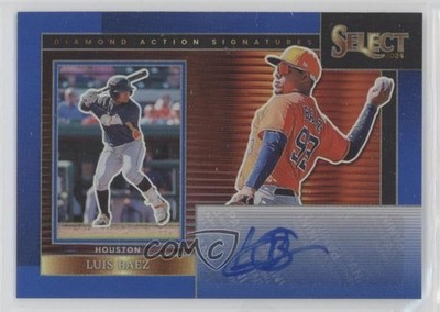2024 Select Diamond Action Signatures Blue Prizm 45/49 Luis Baez Auto 00jz