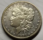 1878 CC  MORGAN SILVER DOLLAR COIN SILVER EXTRA FINE