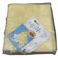 North Star by Chatham Baby Crib Blanket 36x50 NOS Sealed Acrylic Satin Trim VTG
