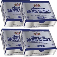 American Razor Blades from The Shave Factory - Single Edge (4) 