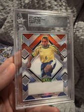 2022 Leaf Metal Roberto Carlos #BA-RC1 Pre-Production Proof Red White Blue 1 /1 