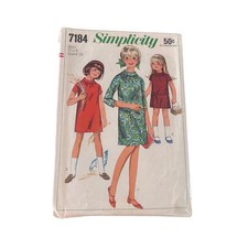 Simplicity 7184 Sewing Pattern Girls Sz 6 Mul...