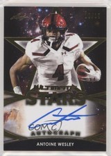 2019 Leaf Ultimate Stars Gold 10/10 Antoine Wesley #SA-AW1 Auto 0w8