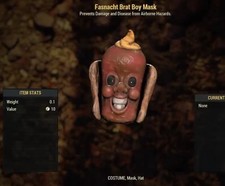  Xbox/PC NEW Fasnacht Brat Boy Mask