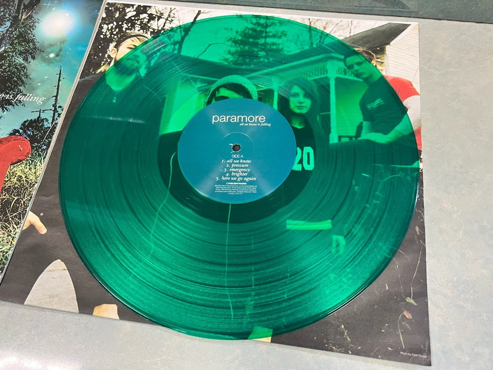 Paramore All We Know Is Falling. 2009 Green Translucent Vinyl Lp. Rare Variant - Image 2 of 4