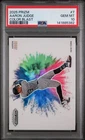2025 Panini Prizm Aaron Judge Color Blast PSA 10 GEM MT Yankees MVP