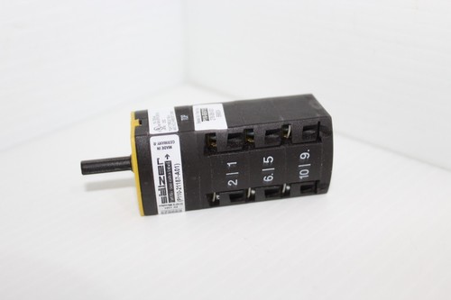 ⭐NEW⭐Salzer P110-SE0713 3-Position 1/Off/2 Rotary Cam Switch 10A 3kW 380-440V - Picture 4 of 8