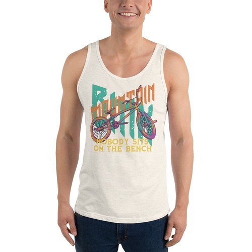 Mountain BMX Unisex Tank Top | Psychedelic Bike Art Graphic With Bold Zitate - Bild 5 von 21