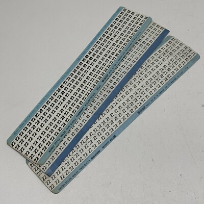 (6 Cards) Brady WM-22-PK Vinyl Cloth Wire Numerical Marking Label #22 Sticker