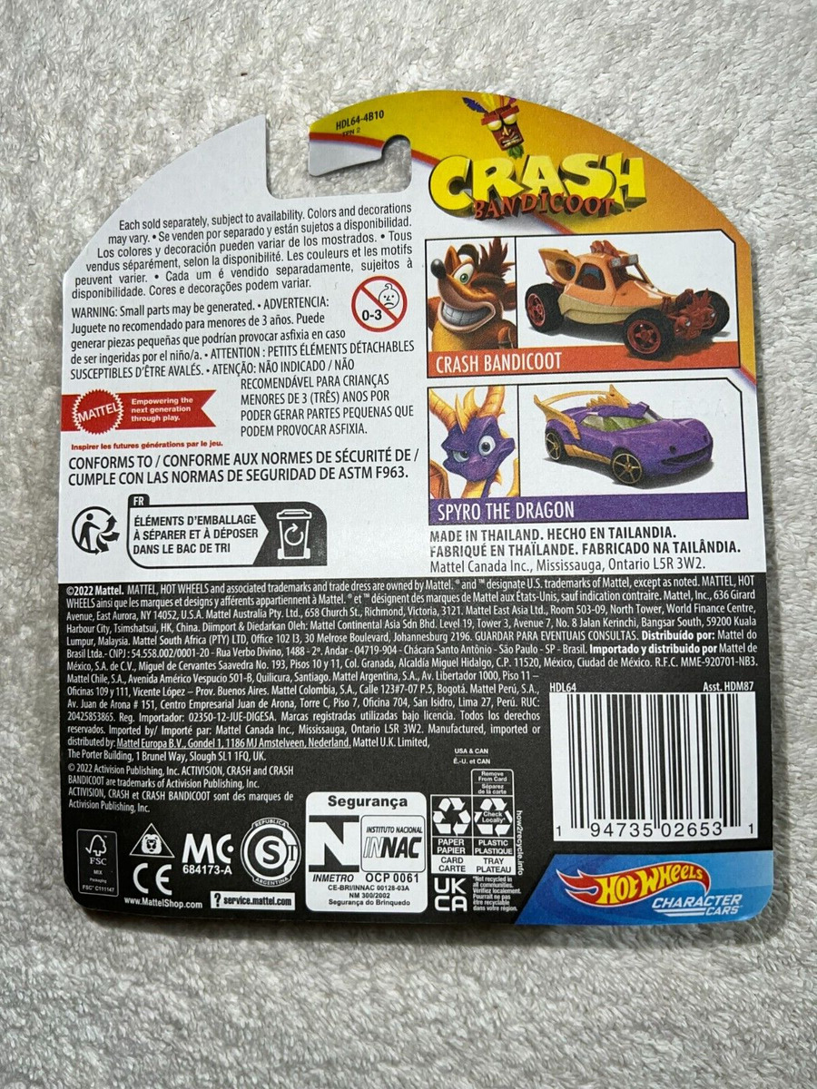 Crash Bandicoot is getting a Hot Wheels car : r/crashbandicoot