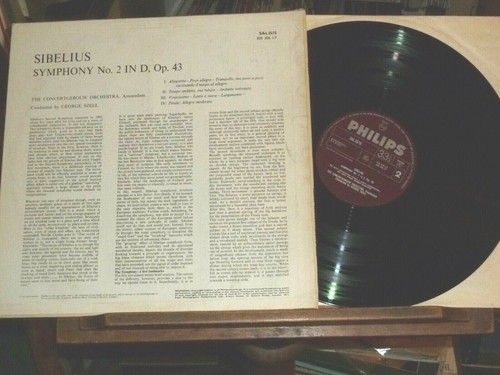 Sibelius Symphony No. 2 Szell Concertgebouw Philips Hi-Fi Stereo SAL 3515 ED1 NM - Picture 3 of 3