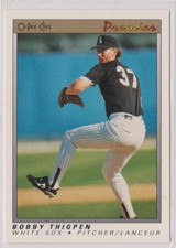 Bobby Thigpen White Sox Pitcher 1991 O-Pee-Chee Premier Card # 120 Near Mint