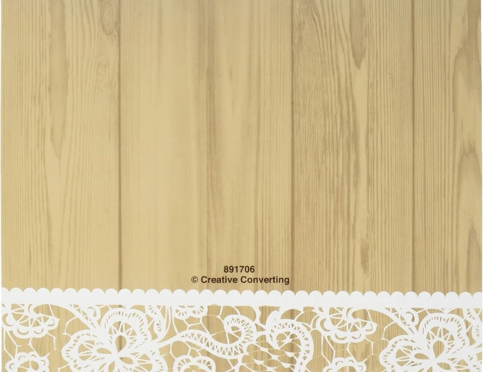 Rustic Wedding Bridal Shower Anniversary Party Thank You Notes w/Envelopes - Image 2 of 3