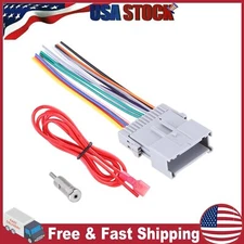 New Car Stereo Radio Wiring Harness w/ Antenna Adapter ForBuick  Chevy GMC US
