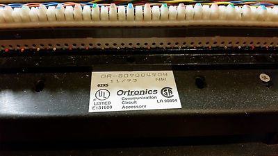  ORTRONICS OR-809004904 PATCH PANEL 24 PORT LR 90894 62XS 