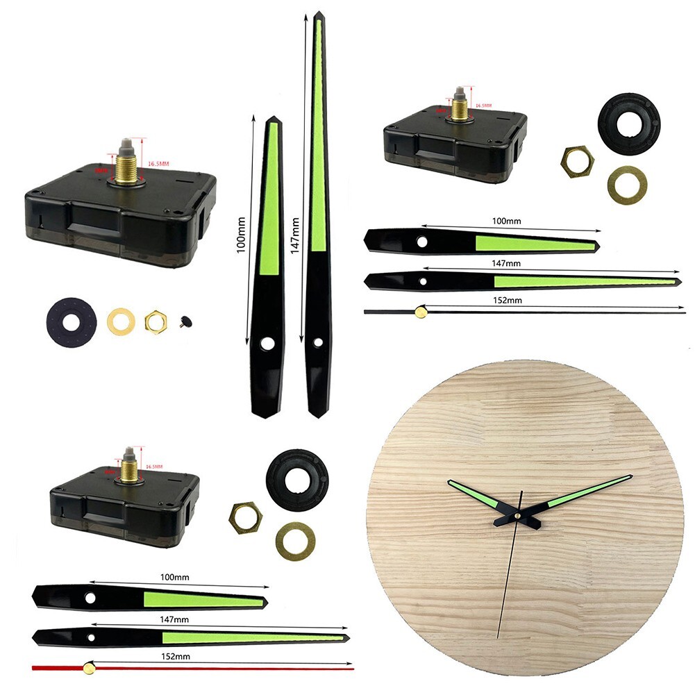 Wall-Clock Movement Mechanism Kit Battery Operated DIY Repair Replacement Parts-image