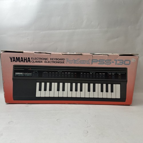 Yamaha PSS-130 Porta Sound Electric Keyboard With Box & Manual No Cord