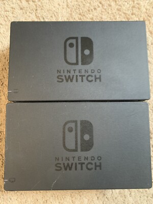 2 Charging Base Stations For Nintendo Switch Game Console Screen TV Dock Station